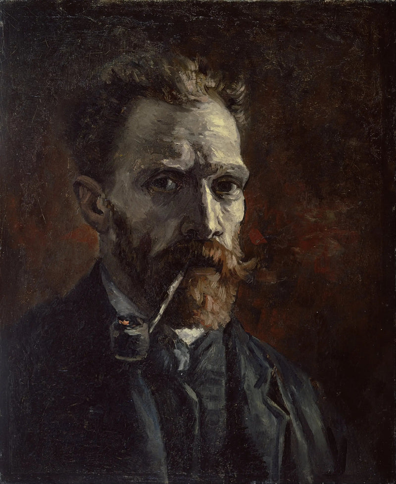 Zelfportret met pijp - Vincent van Gogh