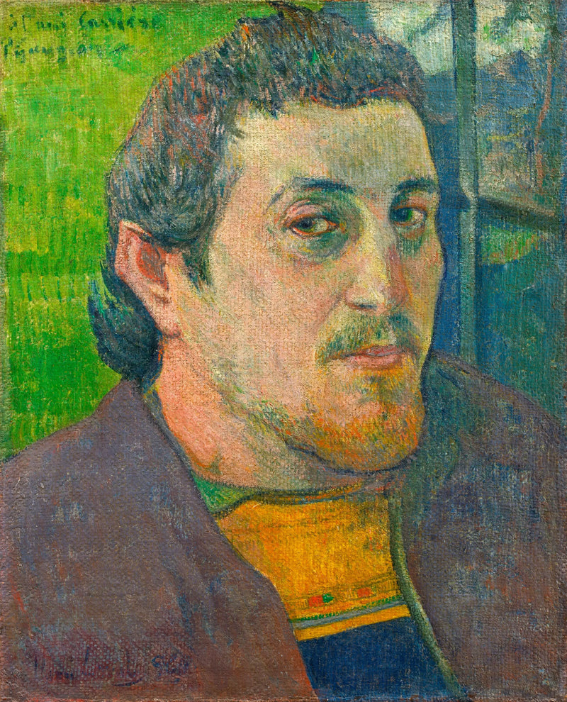 Zelfportret met vriend Carrière - Paul Gauguin