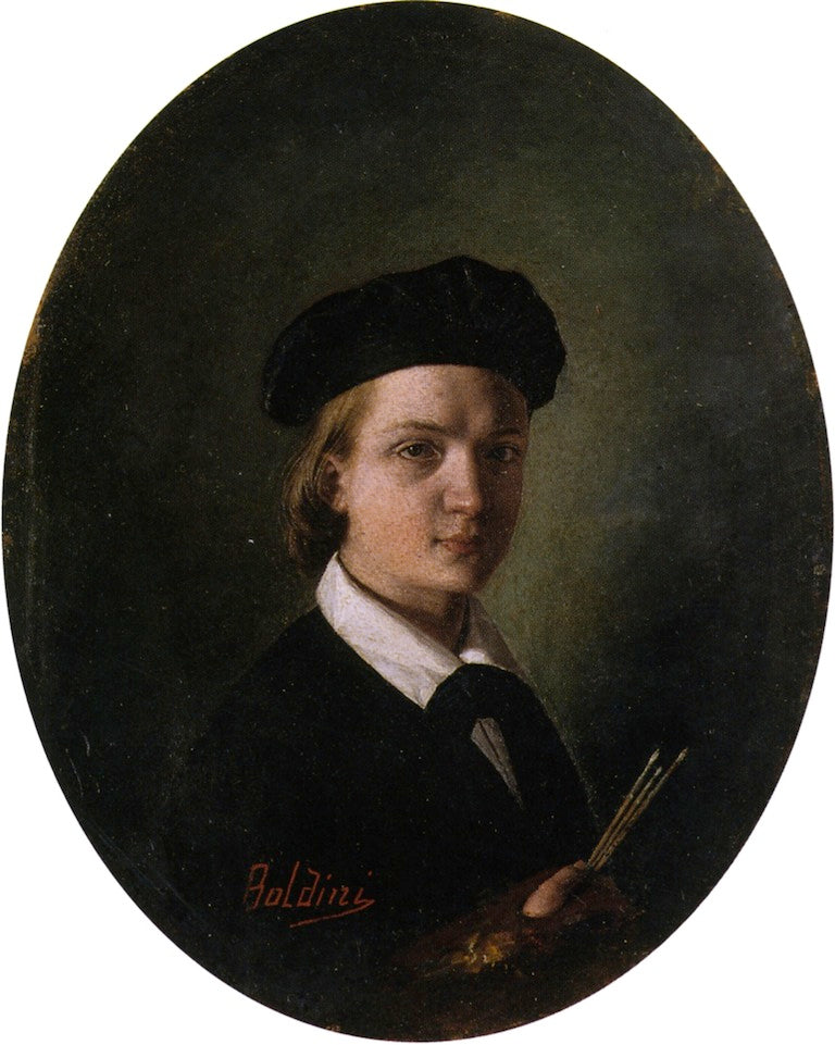 Zelfportret op veertienjarige leeftijd - Giovanni Boldini