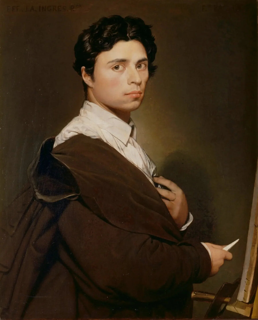 Zelfportret op vierentwintigjarige leeftijd - Jean-Auguste-Dominique Ingres