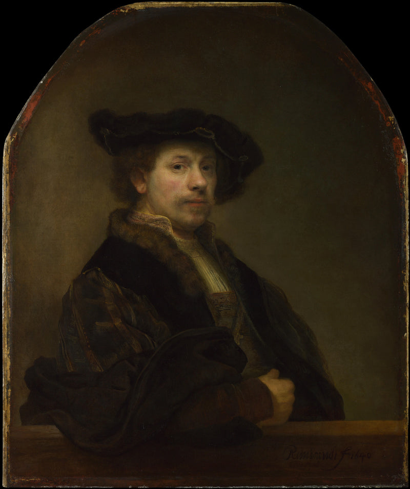 Zelfportret op 34-jarige leeftijd - Rembrandt
