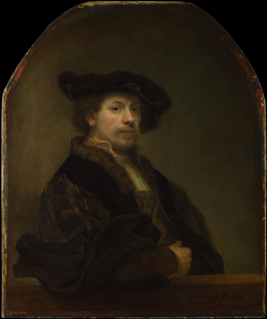 Zelfportret op 34-jarige leeftijd - Rembrandt