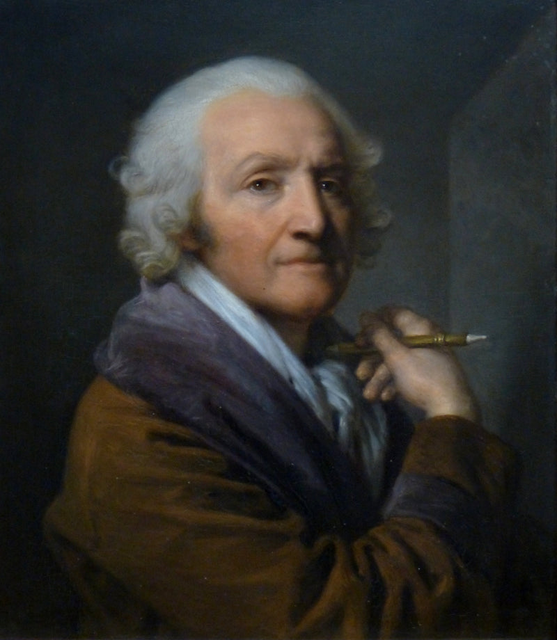 Zelfportret op leeftijd - Jean-Baptiste Greuze