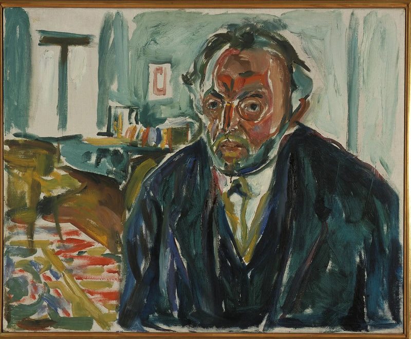 Zelfportret na de Spaanse griep - Edvard Munch