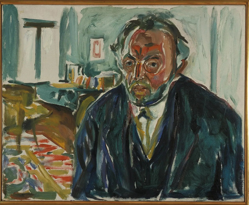 Zelfportret na de Spaanse griep - Edvard Munch