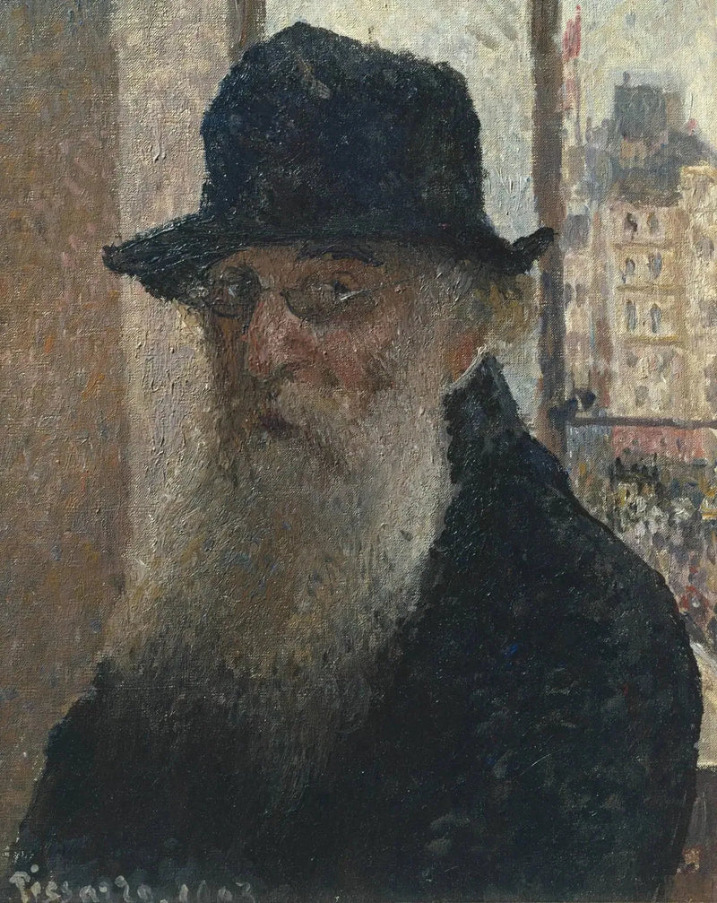Zelfportret met hoed - Camille Pissarro