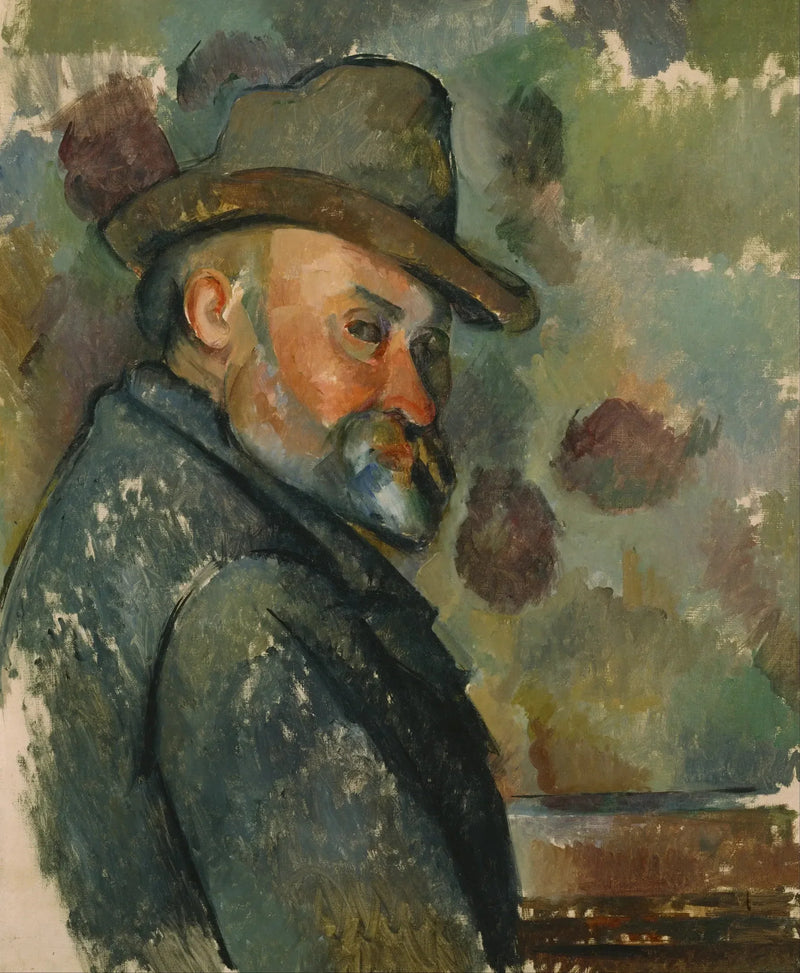 Zelfportret met hoed - Paul Cézanne