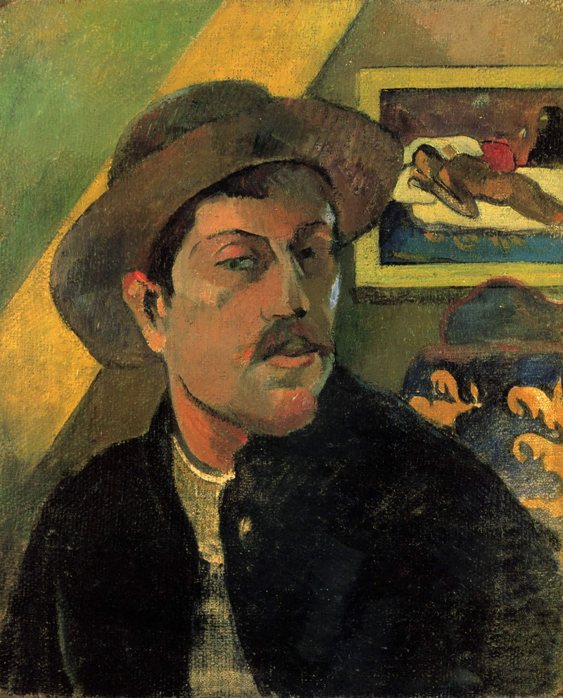 Zelfportret met hoed - Paul Gauguin