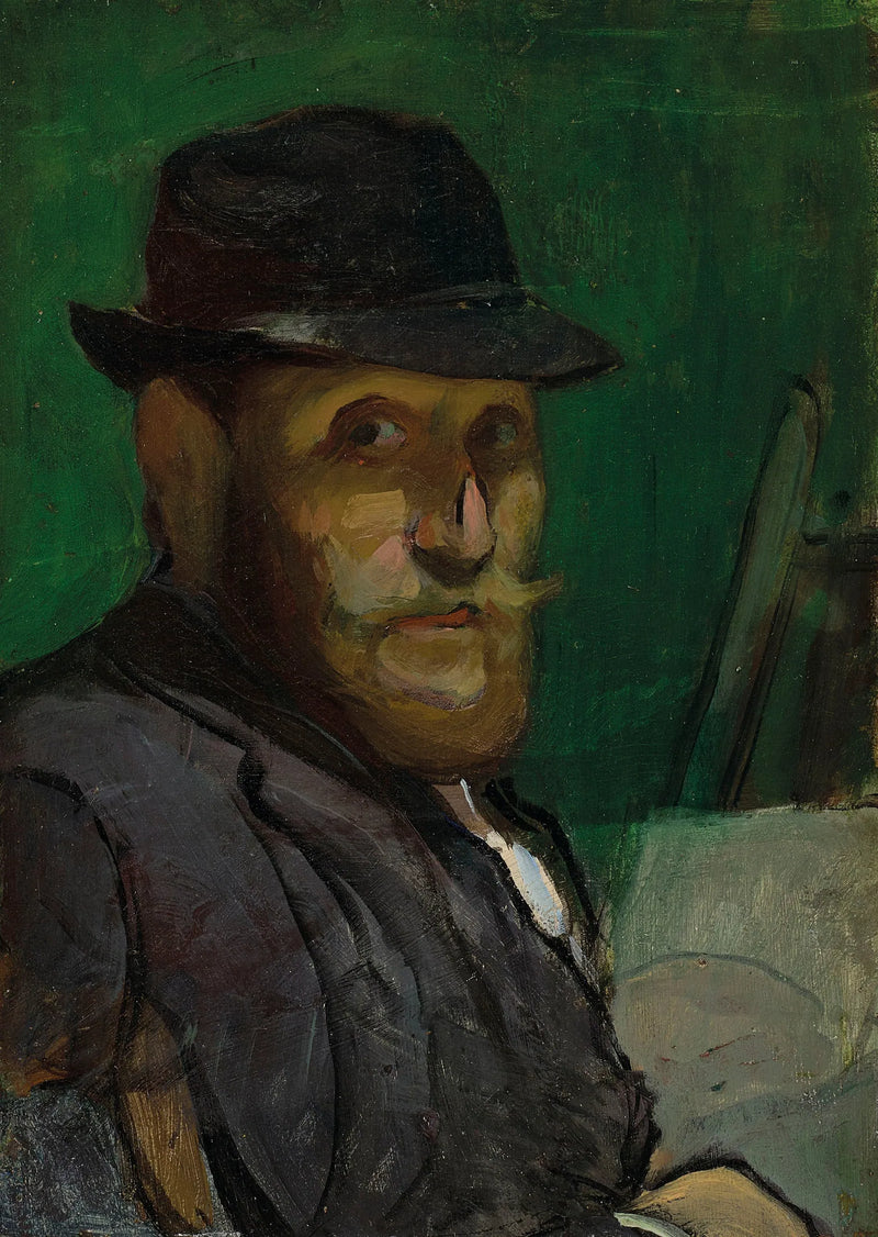 Zelfportret aan het ezel - Louis Anquetin