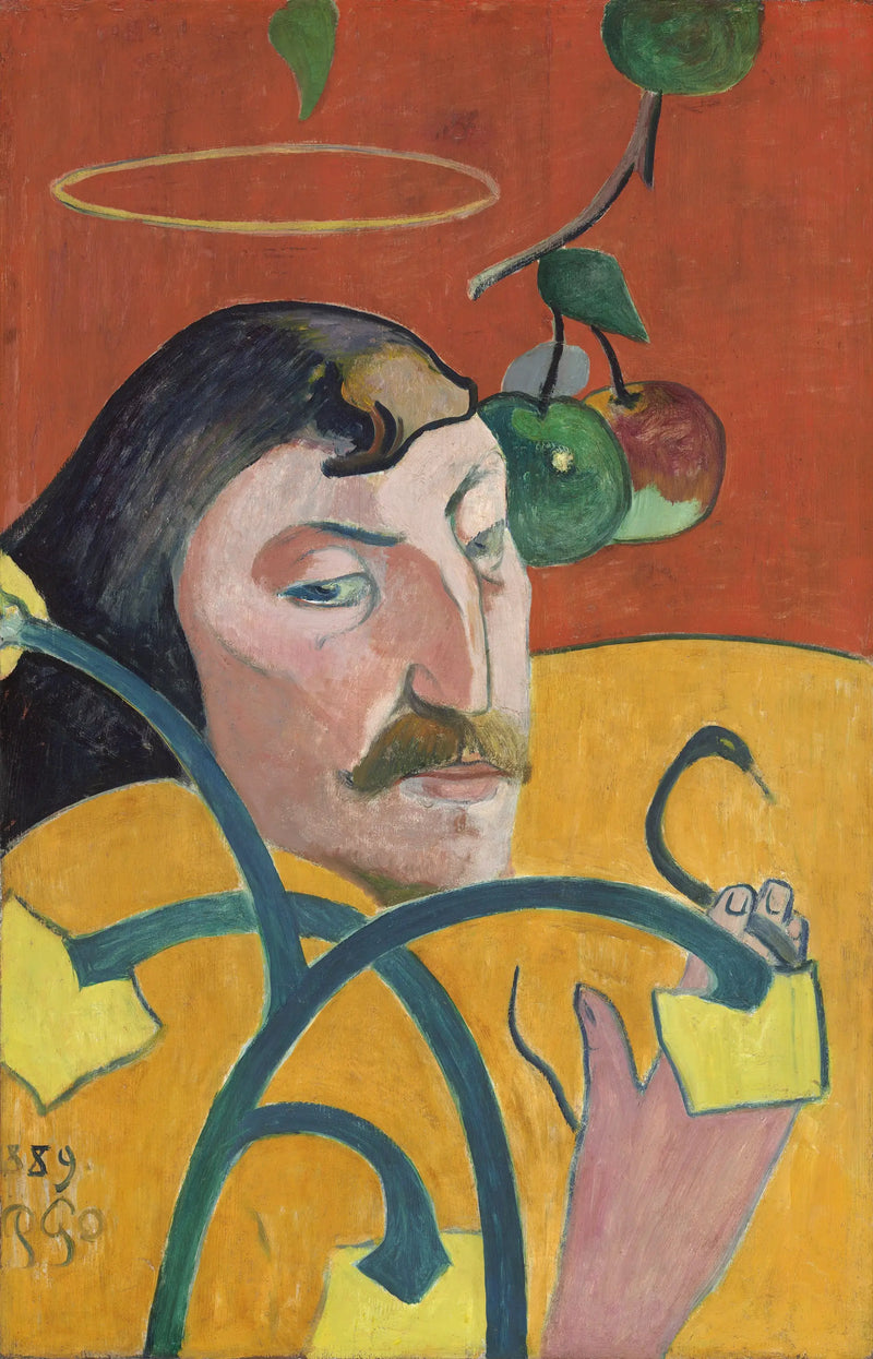 Zelfportret met Nimbus - Paul Gauguin