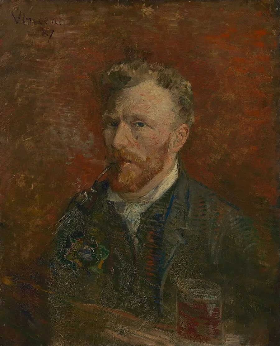 Zelfportret met glas - Vincent van Gogh