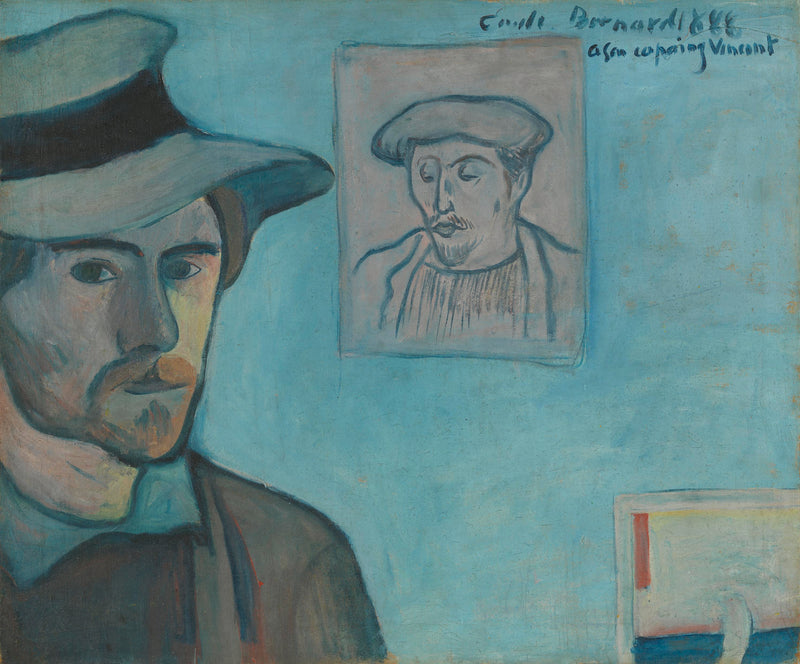 Zelfportret met het portret van Gauguin - Émile Bernard