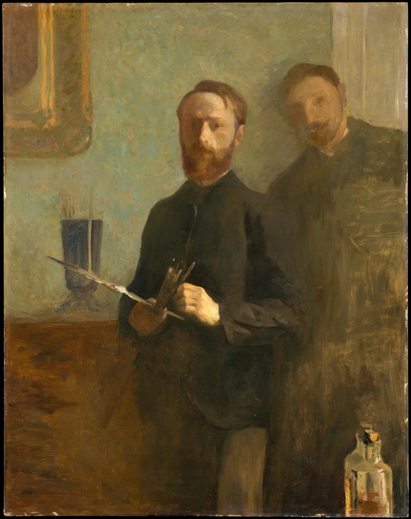 Zelfportret met Waroquy - Édouard Vuillard
