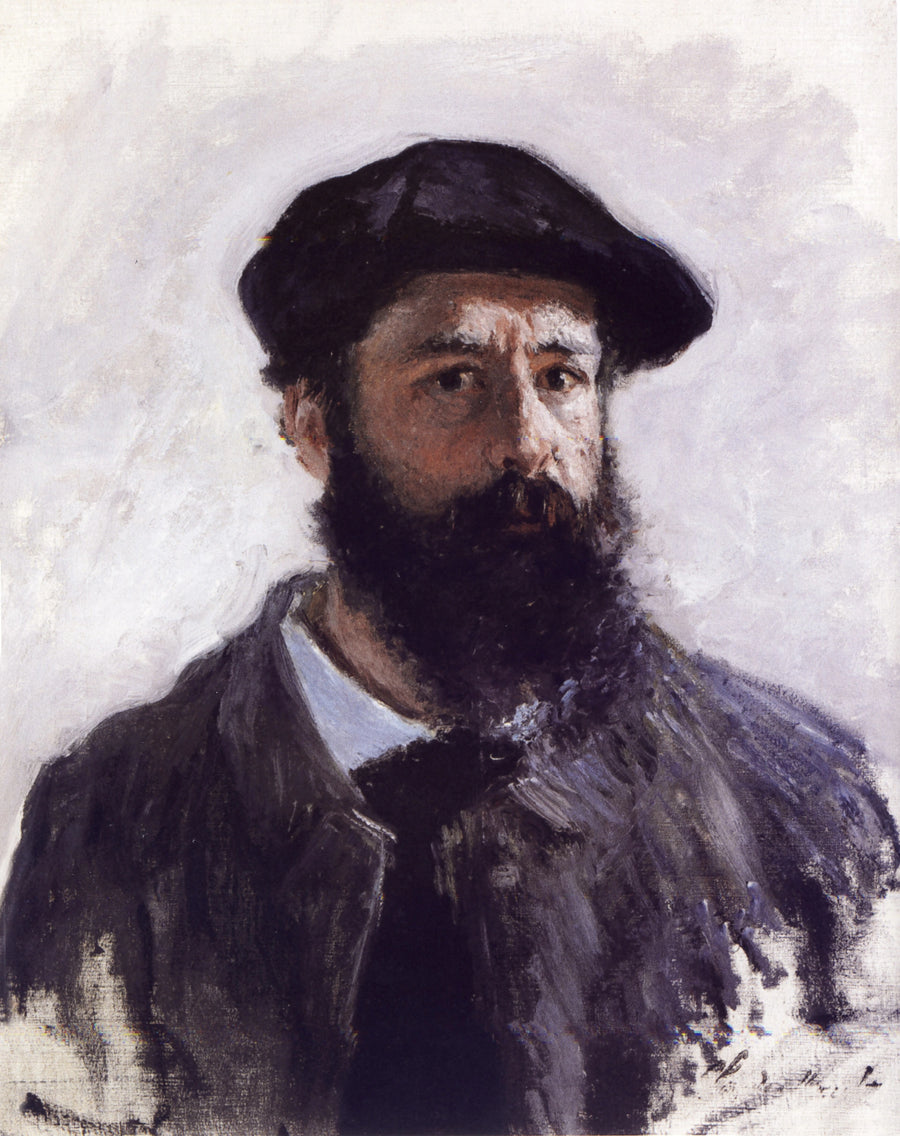 Zelfportret met een W1078 baret - Claude Monet