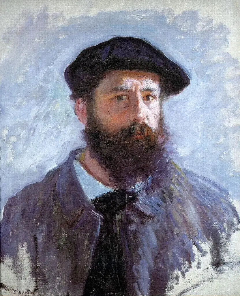 Autoportrait coiffé d'un béret - Claude Monet image 1 reproduction réalisée par Alpha Reproduction