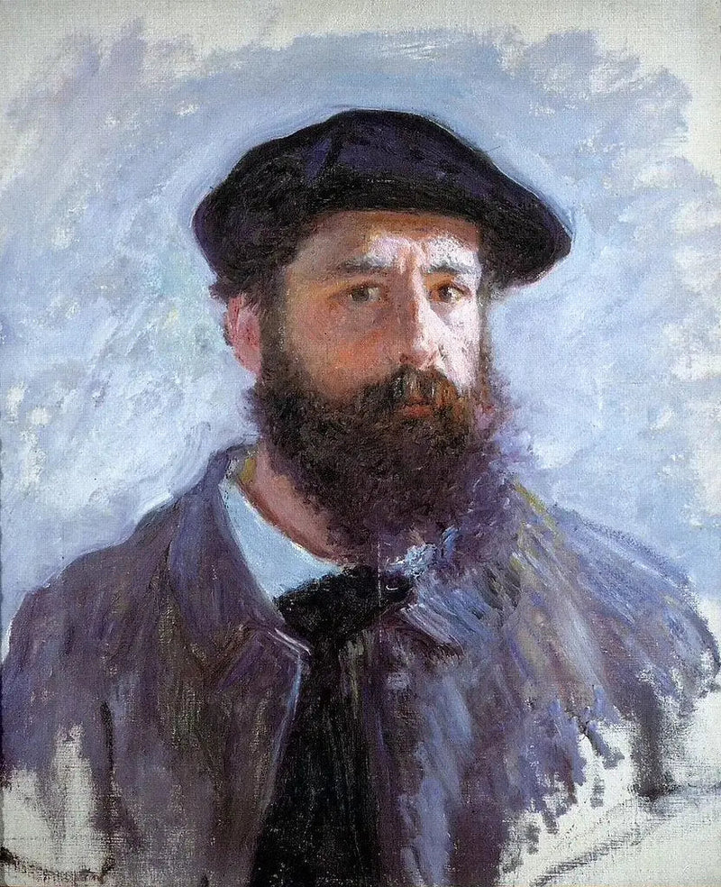 Zelfportret met baret - Claude Monet