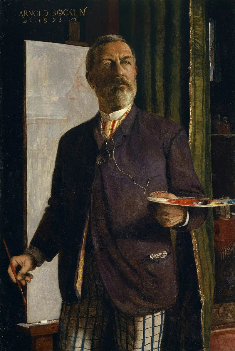 Zelfportret in het atelier - Arnold Böcklin

Source:
Autoportrait dans l’atelier - Arnold Böcklin