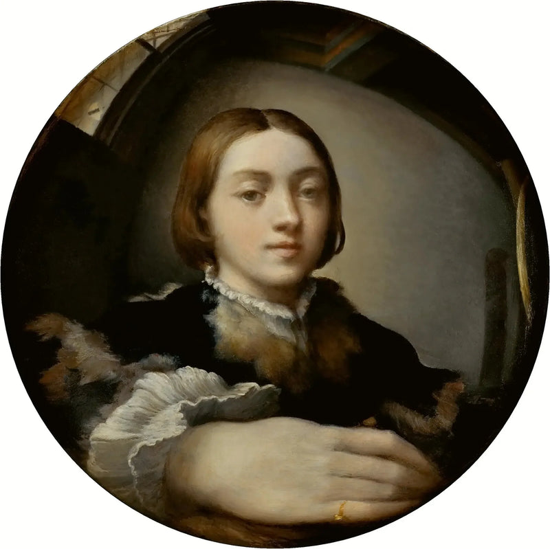 Zelfportret in een convex spiegel - Parmigianino