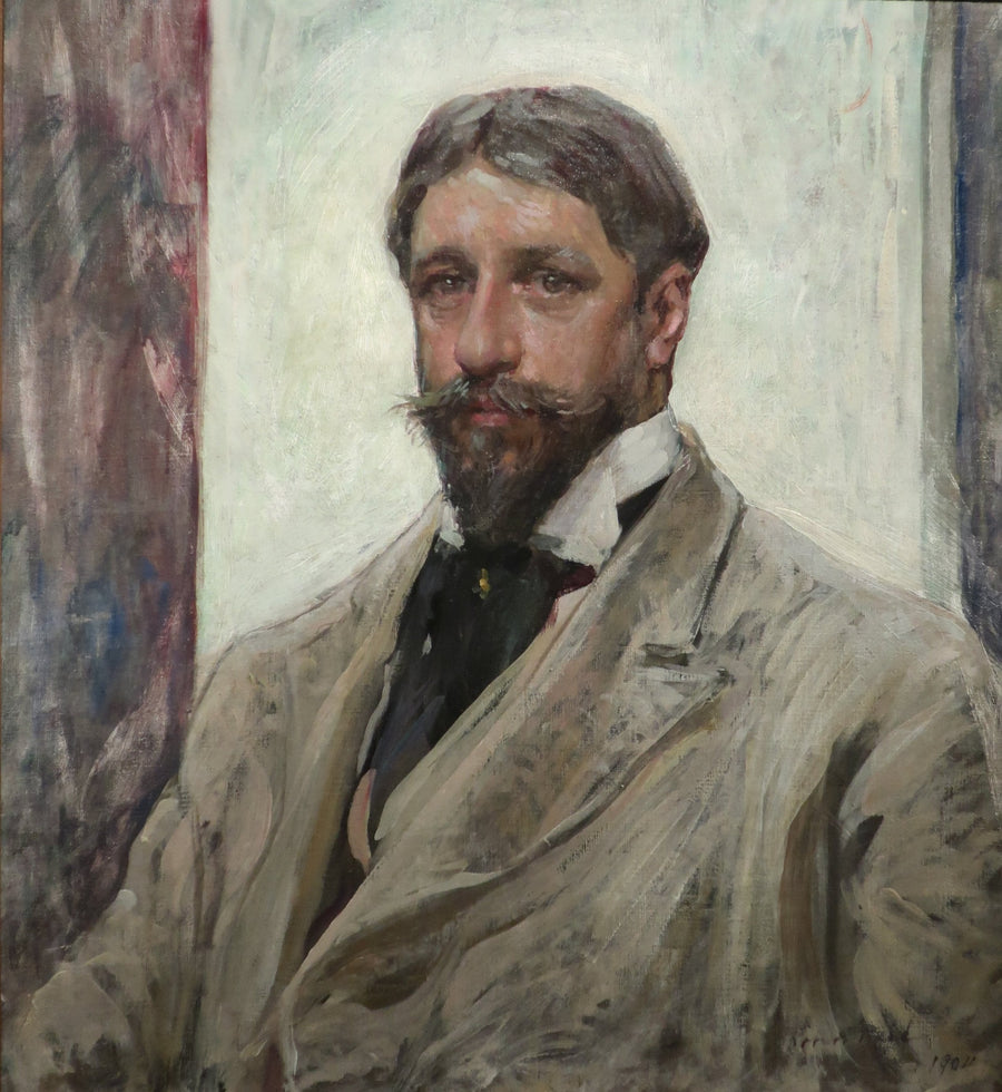 Zelfportret van Robert Lewis Reid - Robert Lewis Reid