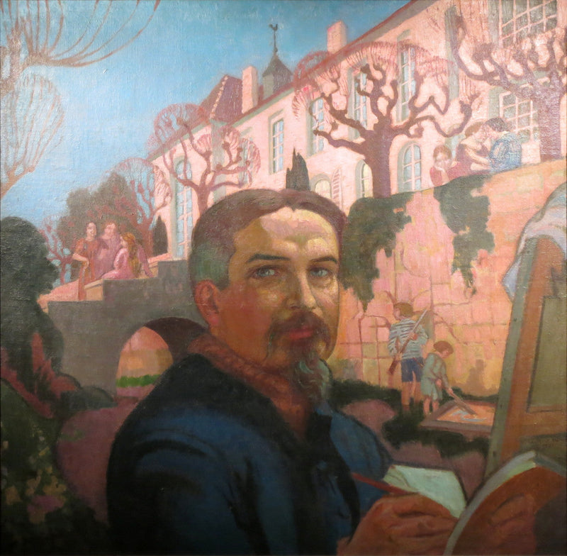 Zelfportret voor het Priorijgebouw - Maurice Denis
