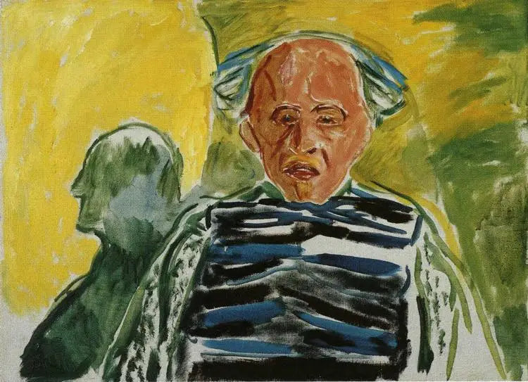 Zelfportret - Edvard Munch