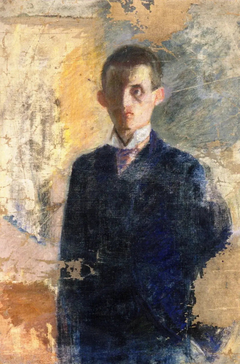 Zelfportret - Edvard Munch