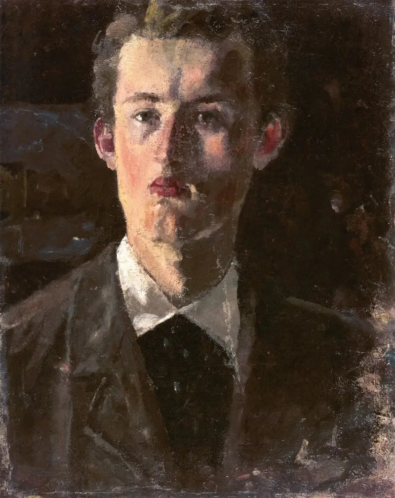 Zelfportret - Edvard Munch