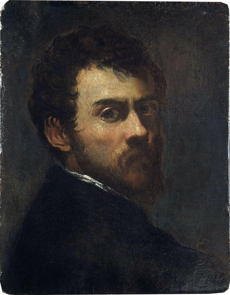 Zelfportret van een jonge man - Jacopo Tintoretto