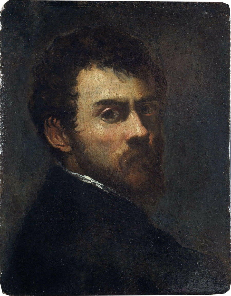 Zelfportret van een jonge man - Jacopo Tintoretto