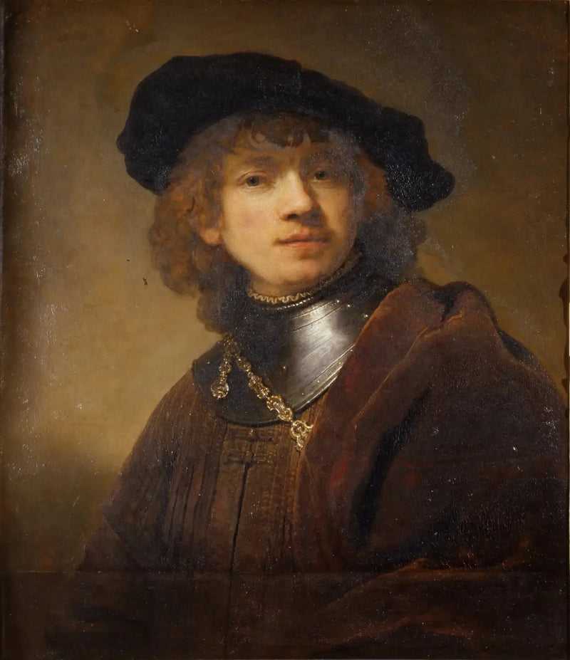 Zelfportret als jonge man - Rembrandt
