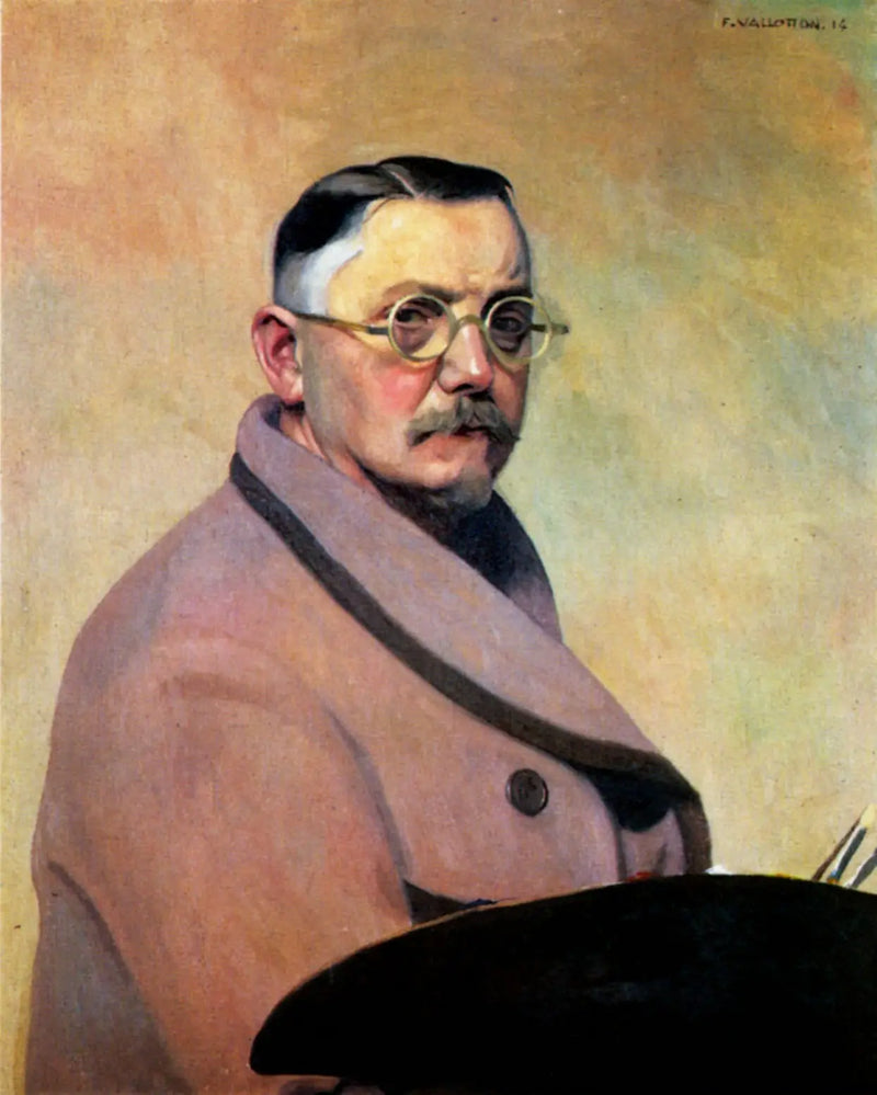 Zelfportret in badjas - Félix Vallotton

Source:
Autoportrait en robe de chambre - Félix Vallotton
