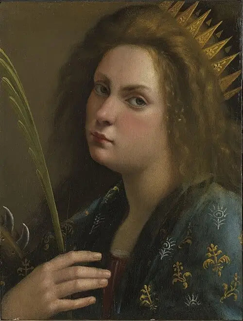 Zelfportret en Sint Catharina van Alexandrië - Artemisia Gentileschi