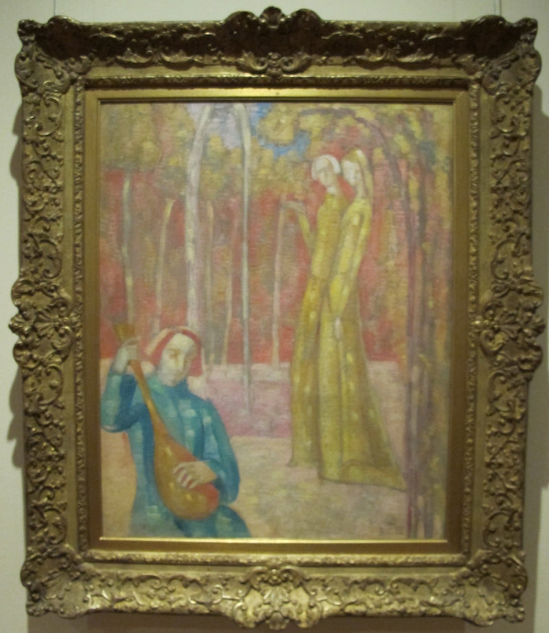 Zelfportret als troubadour - Émile Bernard