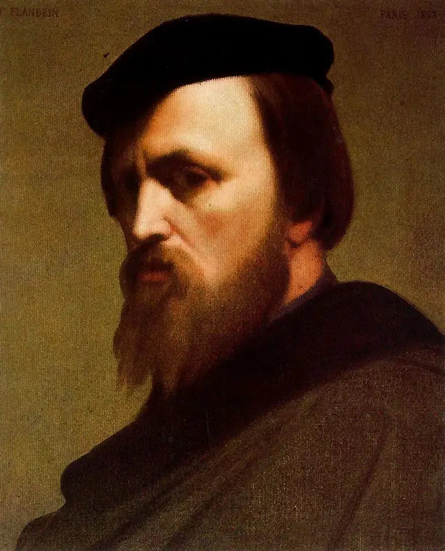 Zelfportret - Hippolyte Flandrin