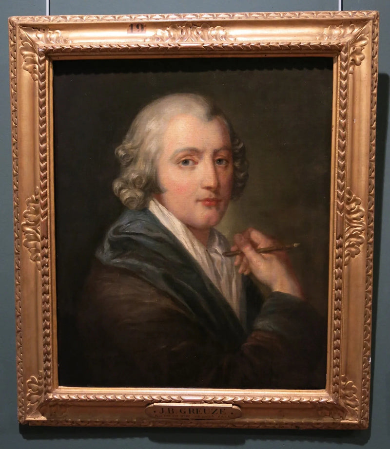 Zelfportret - Jean-Baptiste Greuze