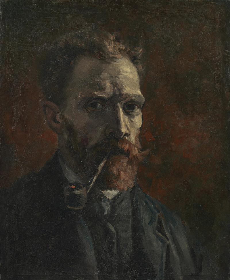 Zelfportret met pijp - Vincent van Gogh