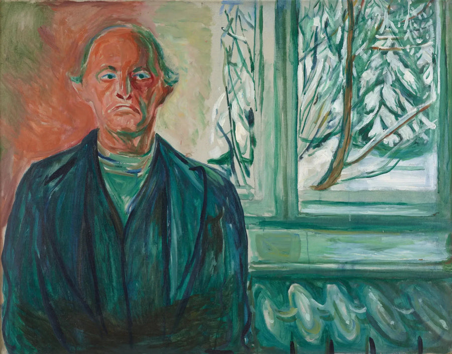 Zelfportret bij het raam - Edvard Munch