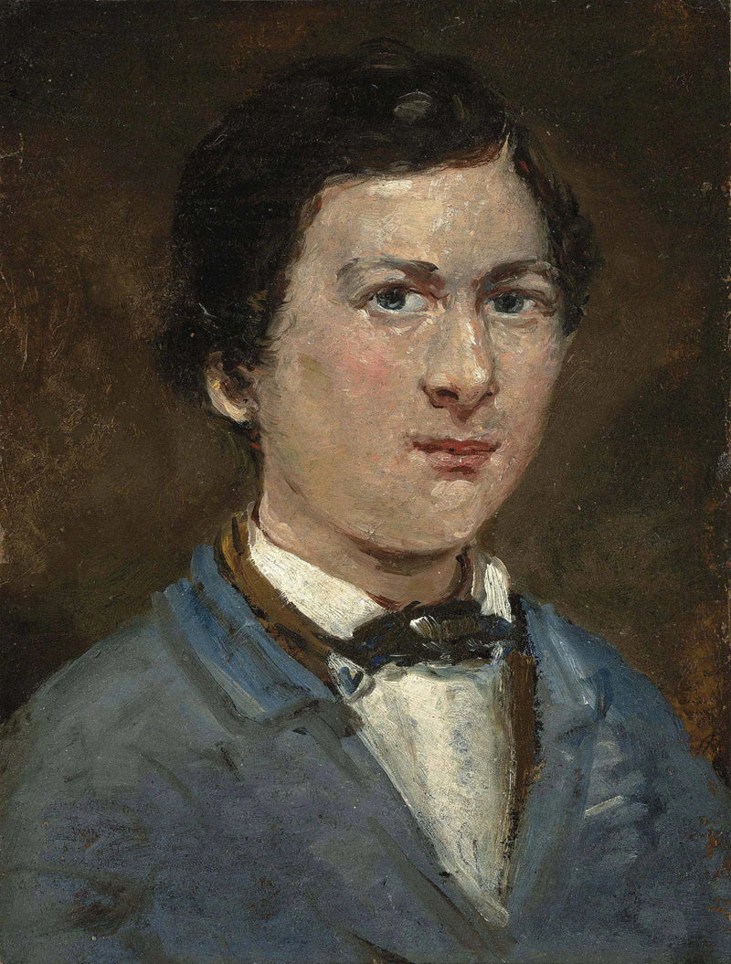 Zelfportret rond 1818-1821 - Jean-Baptiste Camille Corot