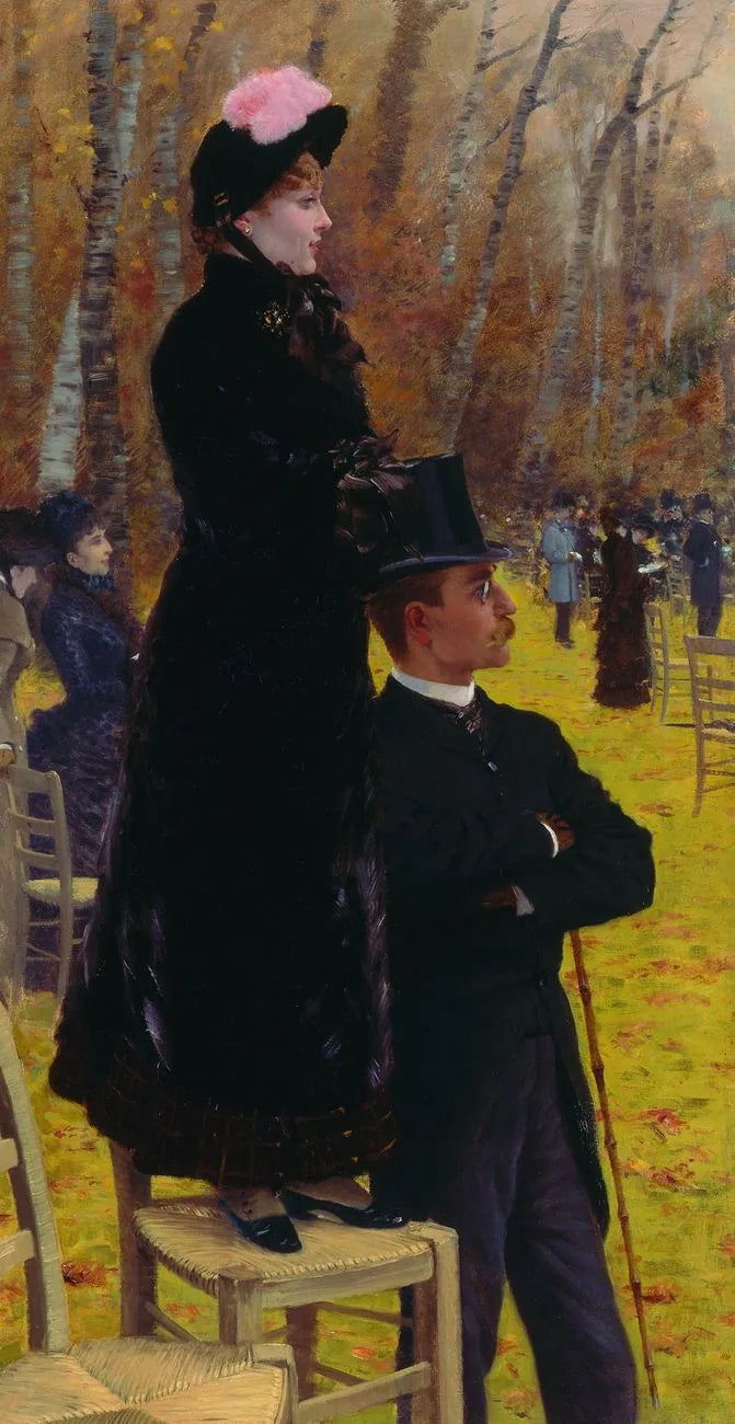 Bij de koers van Auteuil - Op de stoel - Giuseppe De Nittis