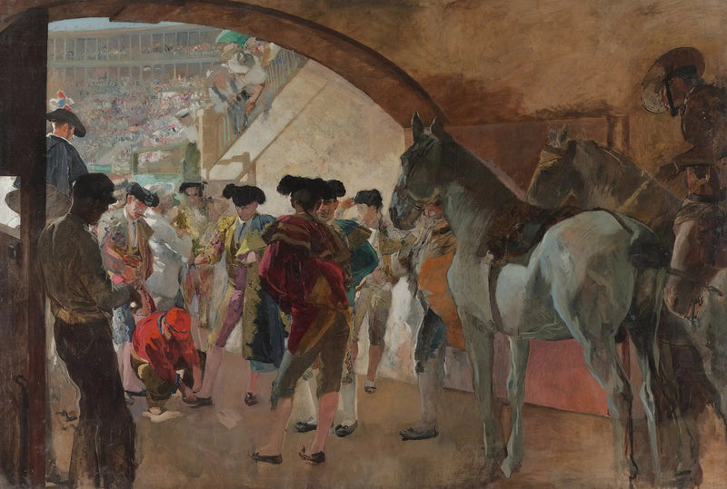 Voor de corrida - Joaquín Sorolla