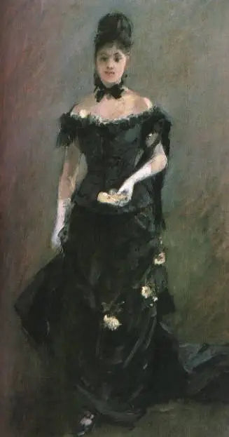 Voor het theater - Berthe Morisot
