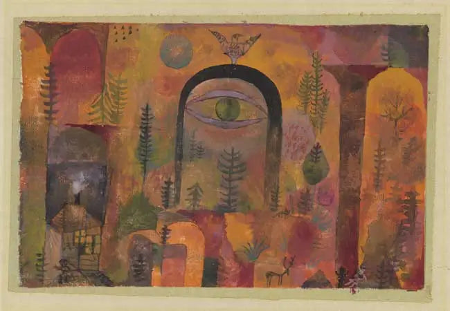 Met de arend - Paul Klee