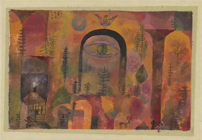 Met de arend - Paul Klee