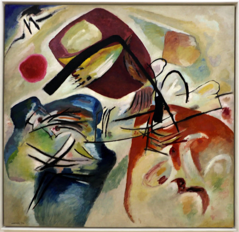 Met de zwarte boog - Vassily Kandinsky