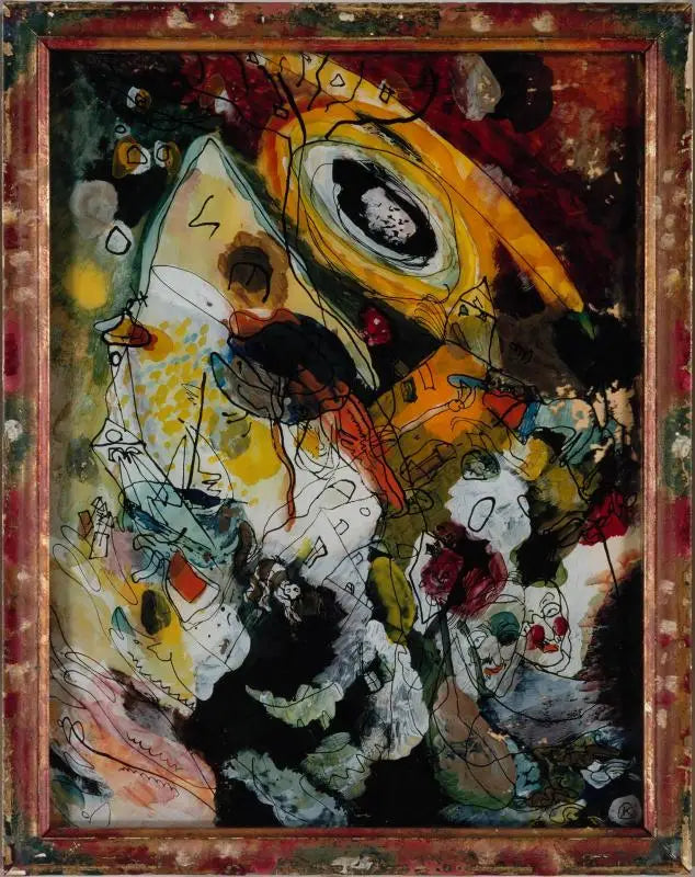 Met pince-nez - Vassily Kandinsky