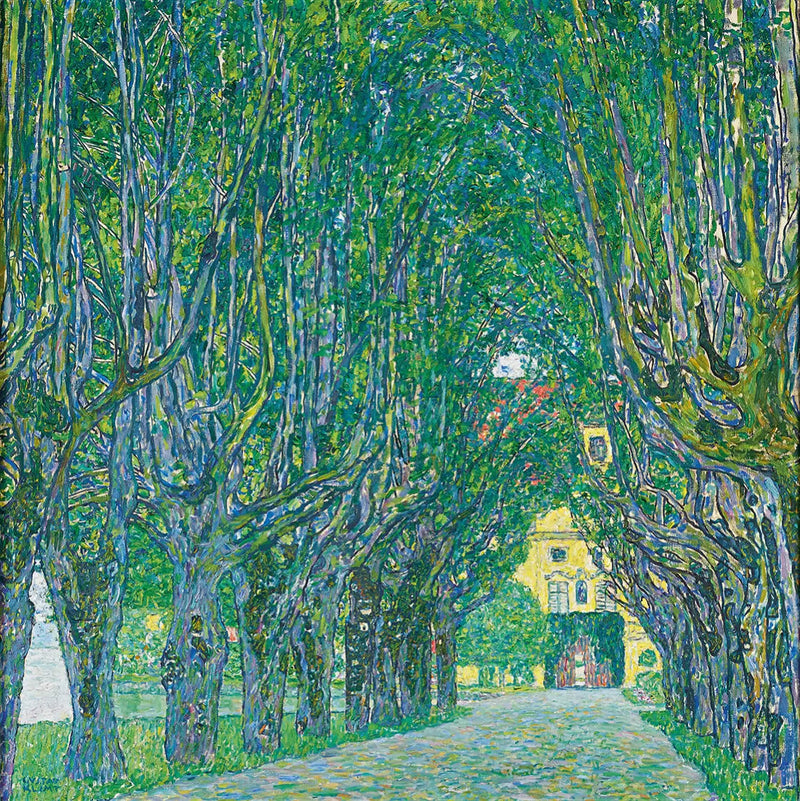 Laan in het park van Schloss Kammer - Gustav Klimt