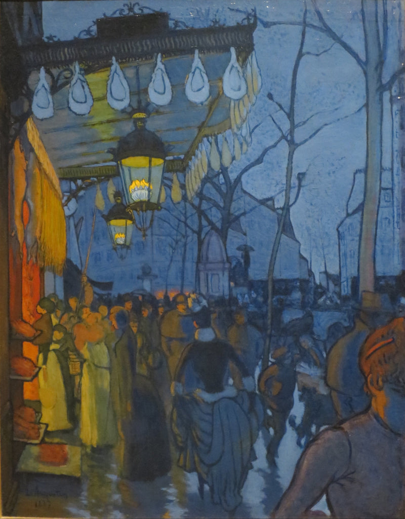 Avenue de Clichy, vijf uur 's avonds - Louis Anquetin