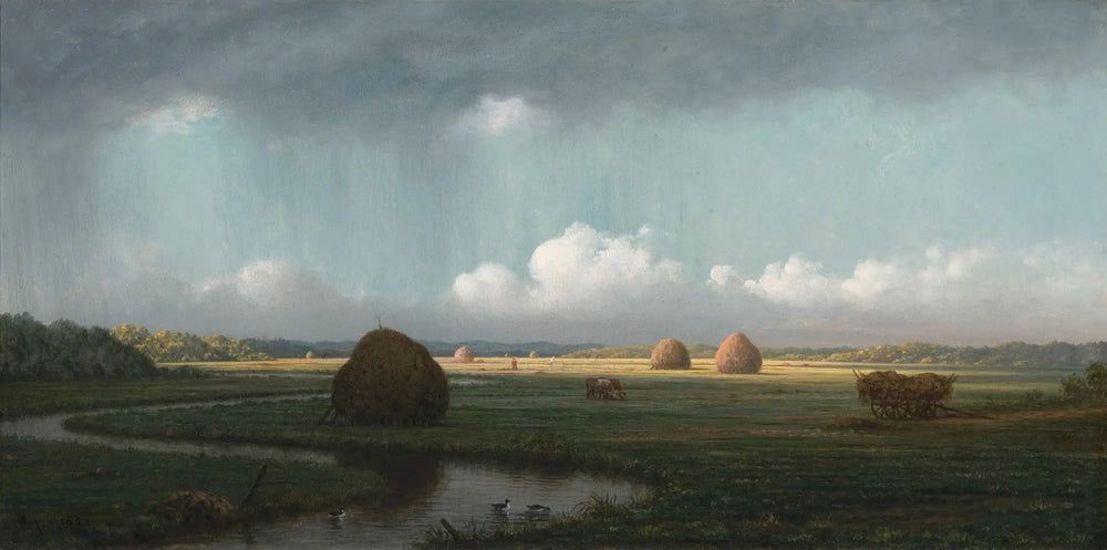 Averses soudaines marais de Newbury - Martin Johnson Heade - Alpha Reproduction