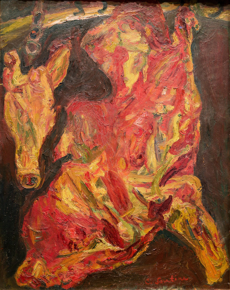 Rundvlees en kalfshoofd - Chaim Soutine