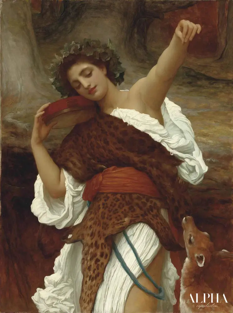 Bacchante - Frederic Leighton Reproductions de tableaux à la peinture à l’huile